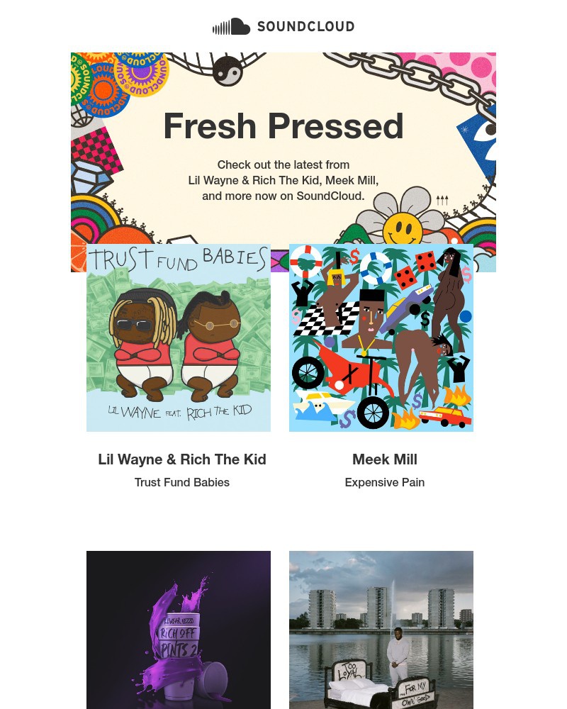 SoundCloud - Fresh Pressed: new tracks from Lil Wayne & Rich The Kid, Meek Mill, and more