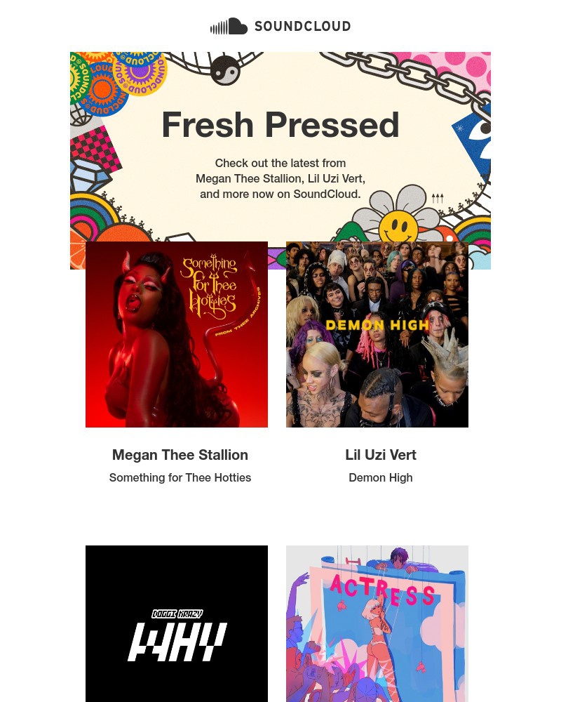 SoundCloud - Fresh Pressed: new tracks from Megan Thee Stallion, Lil Uzi Vert and more