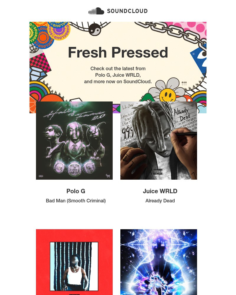 SoundCloud - Fresh Pressed: new tracks from Polo G, Juice WRLD, and more