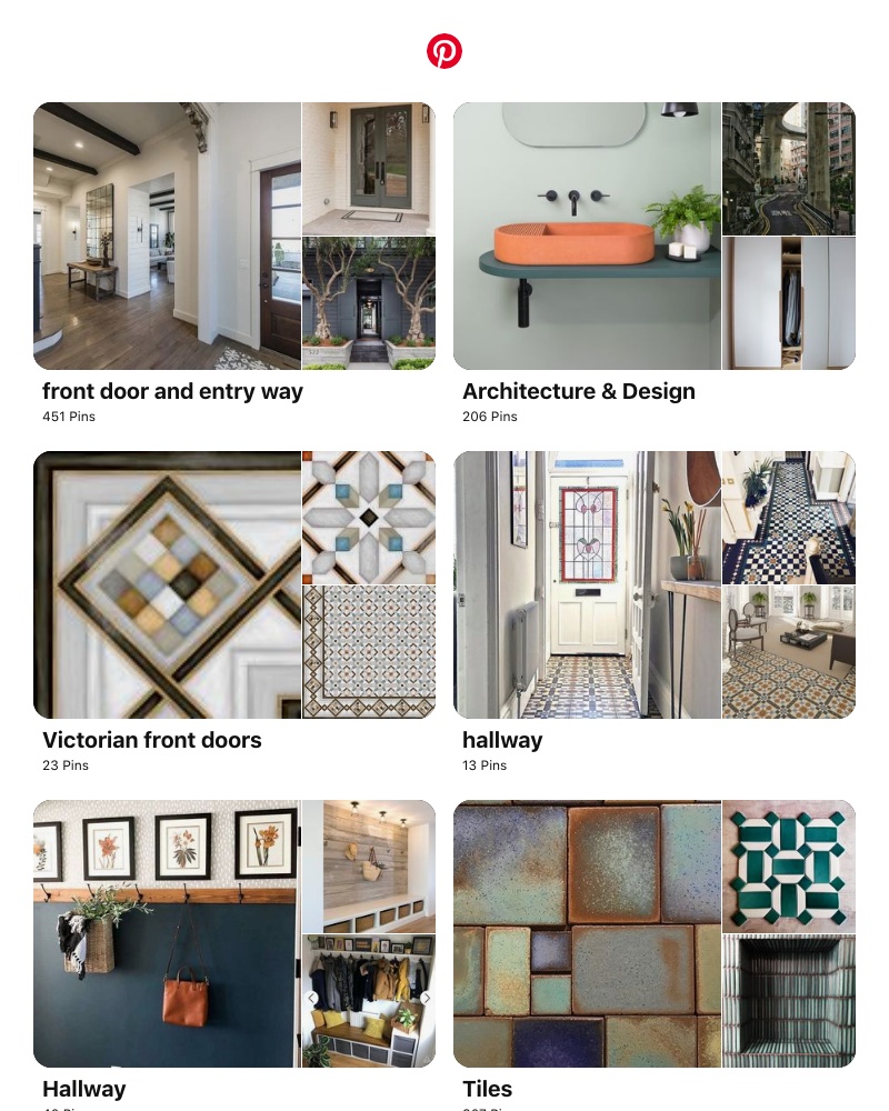 Pinterest - "front door and entry way", "Architecture & Design" and 8 other boards inspired by your recent activity
