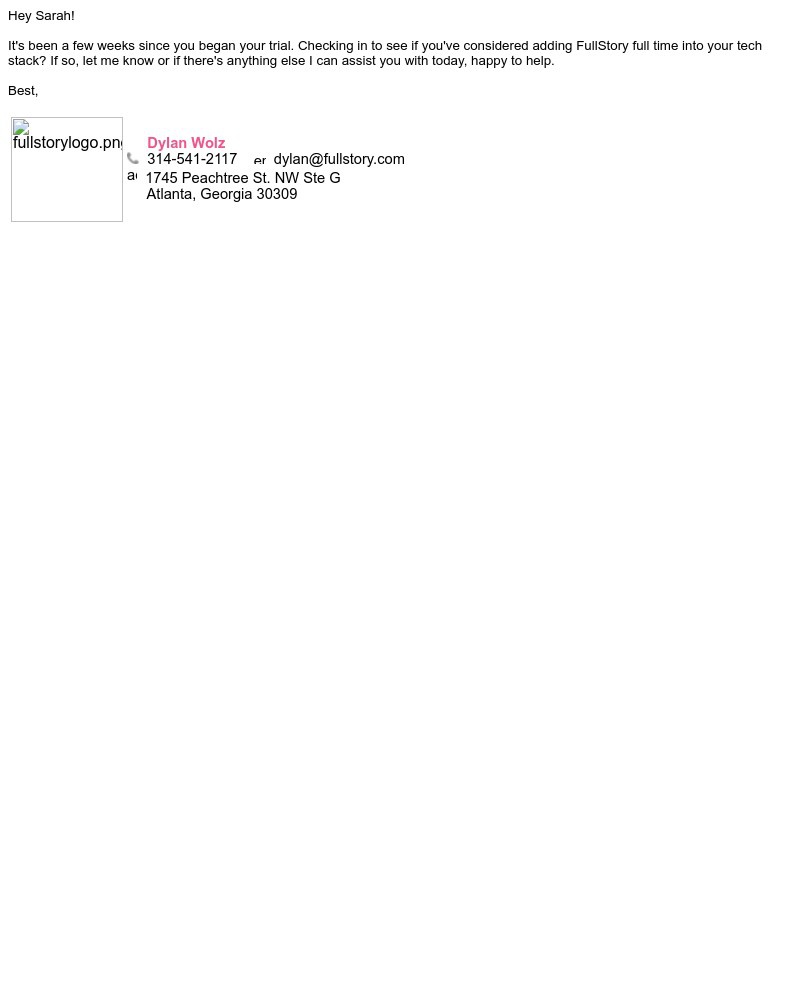Fullstory - FullStory Options for UI Feed