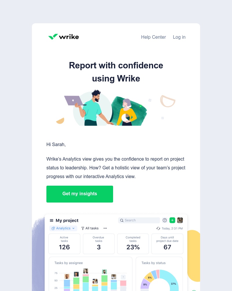 Wrike - Game-changing analytics to make wise team decisions