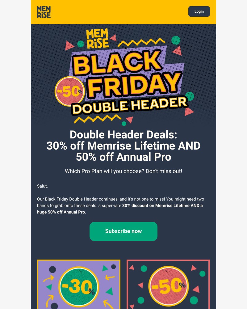 Memrise - π¨ Get 30% off Memrise Lifetime + 50% off Annual Pro!
