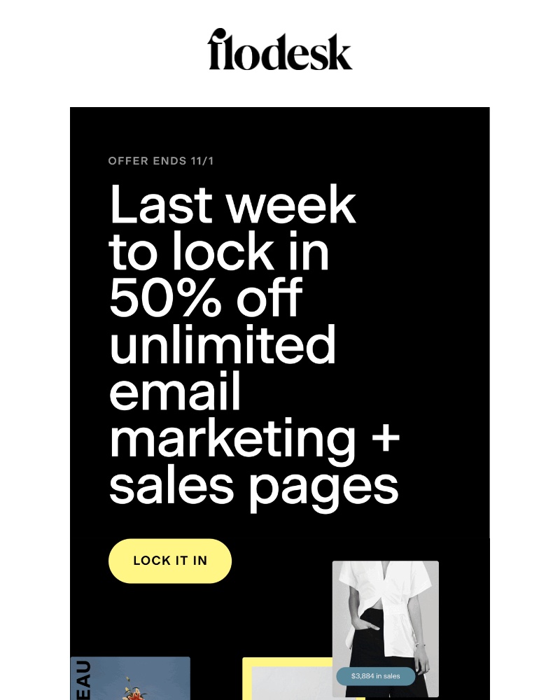 Flodesk - Get 50% off unlimited emails and sales pages π¨