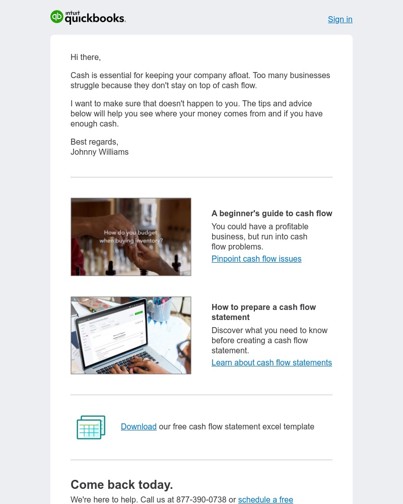 QuickBooks - Get a better handle on your cash flow