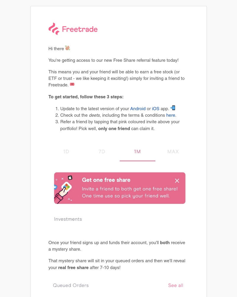 Freetrade - Get a free share, gift a free share 🎟