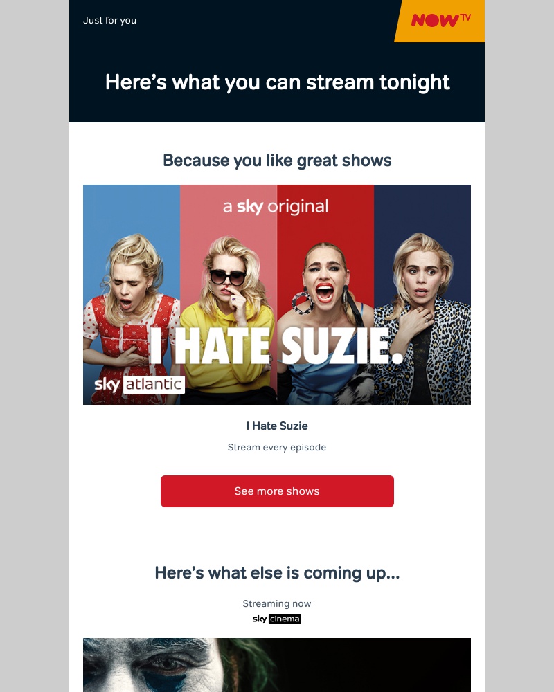 Now TV - Get ready to be entertained