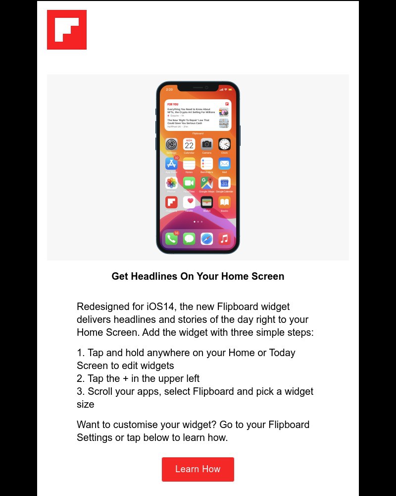 Flipboard - Get the new Flipboard iOS Widget