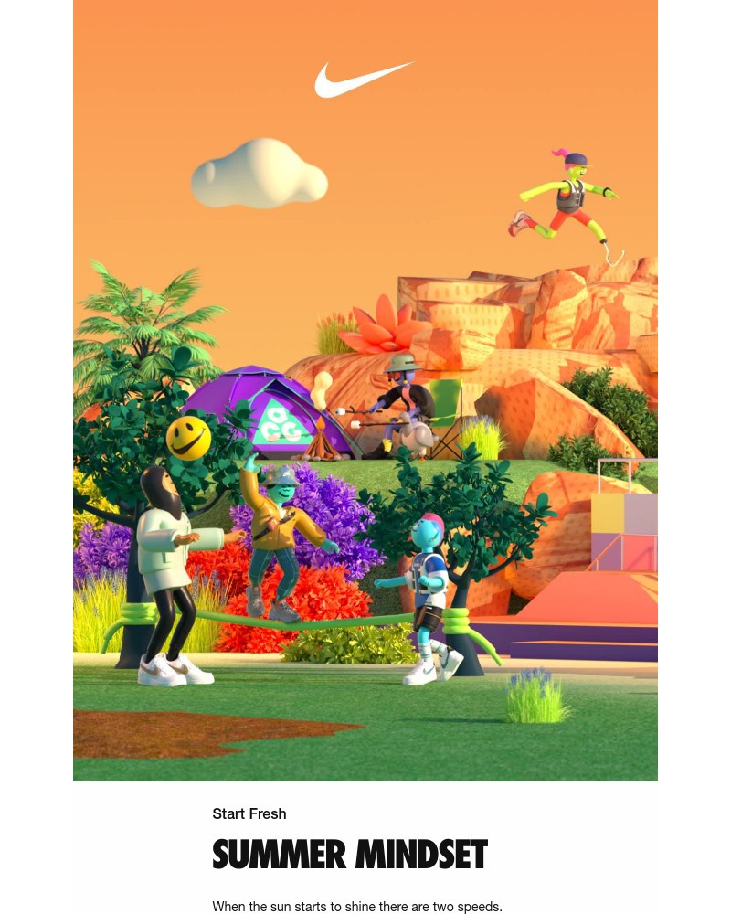 SNKRS by Nikes - Get yourself in that summer mindset