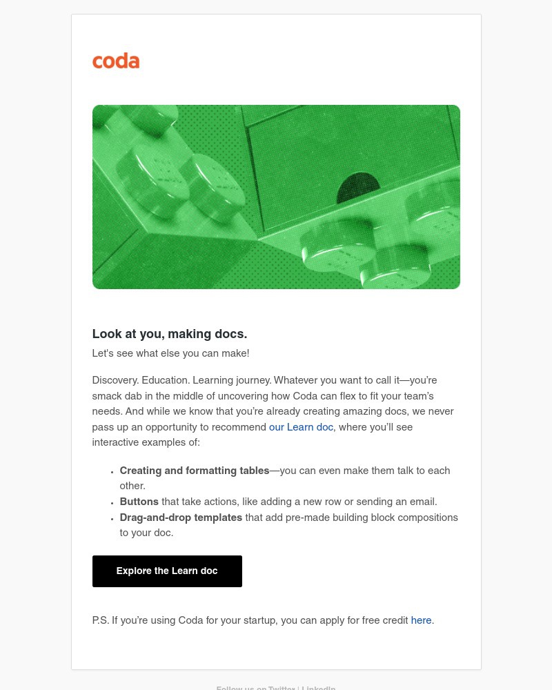Coda - Getting started with Coda: Explore the Learn doc