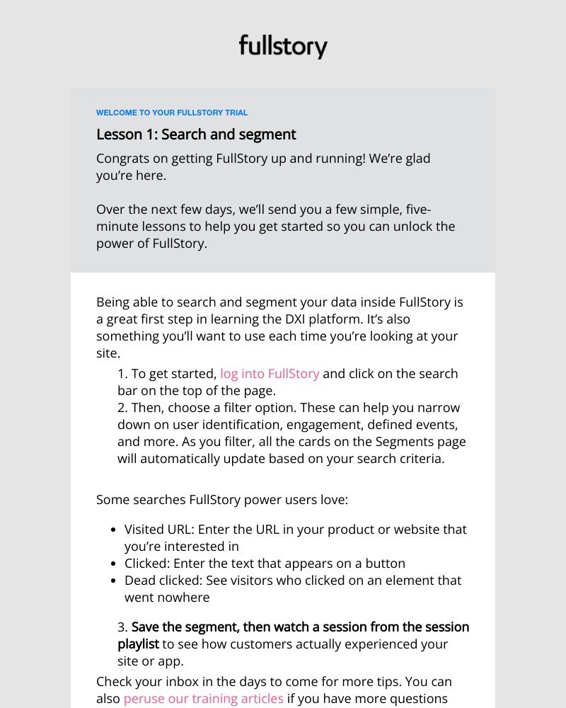 Fullstory - Getting Started with FullStory