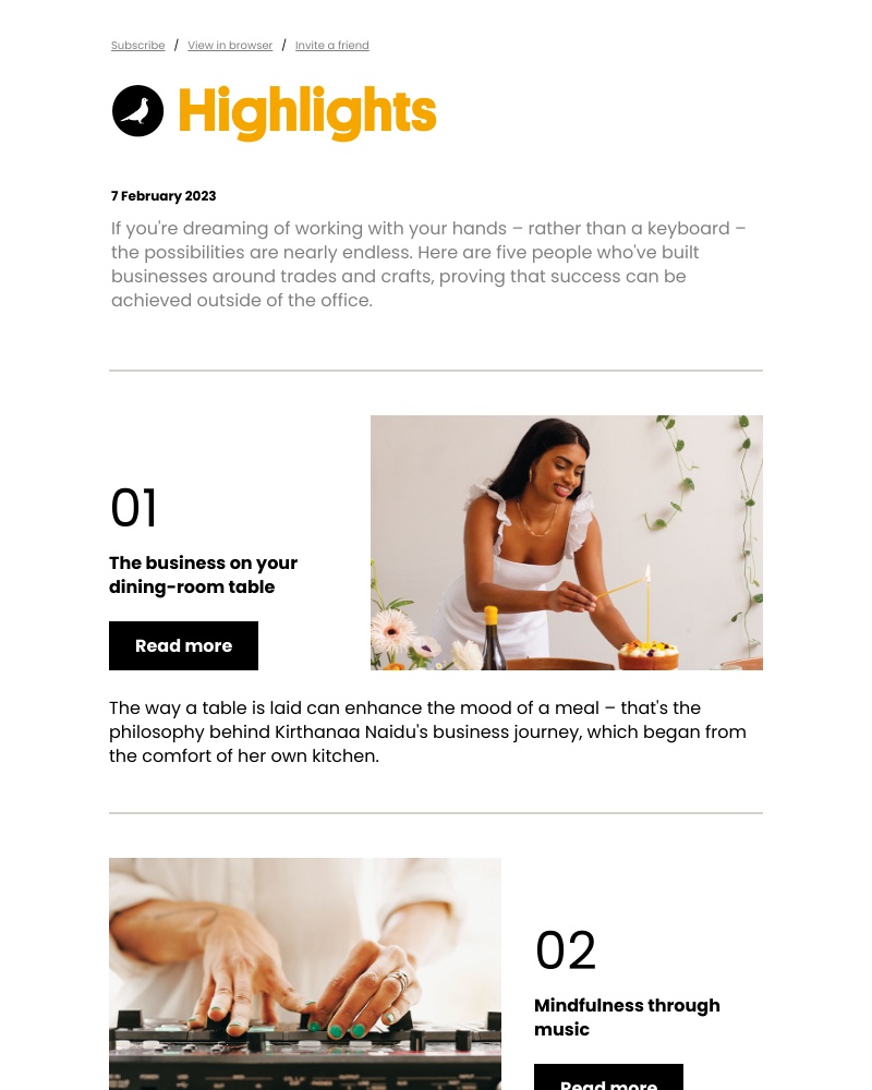 Mailchimp - Getting your hands dirty in business