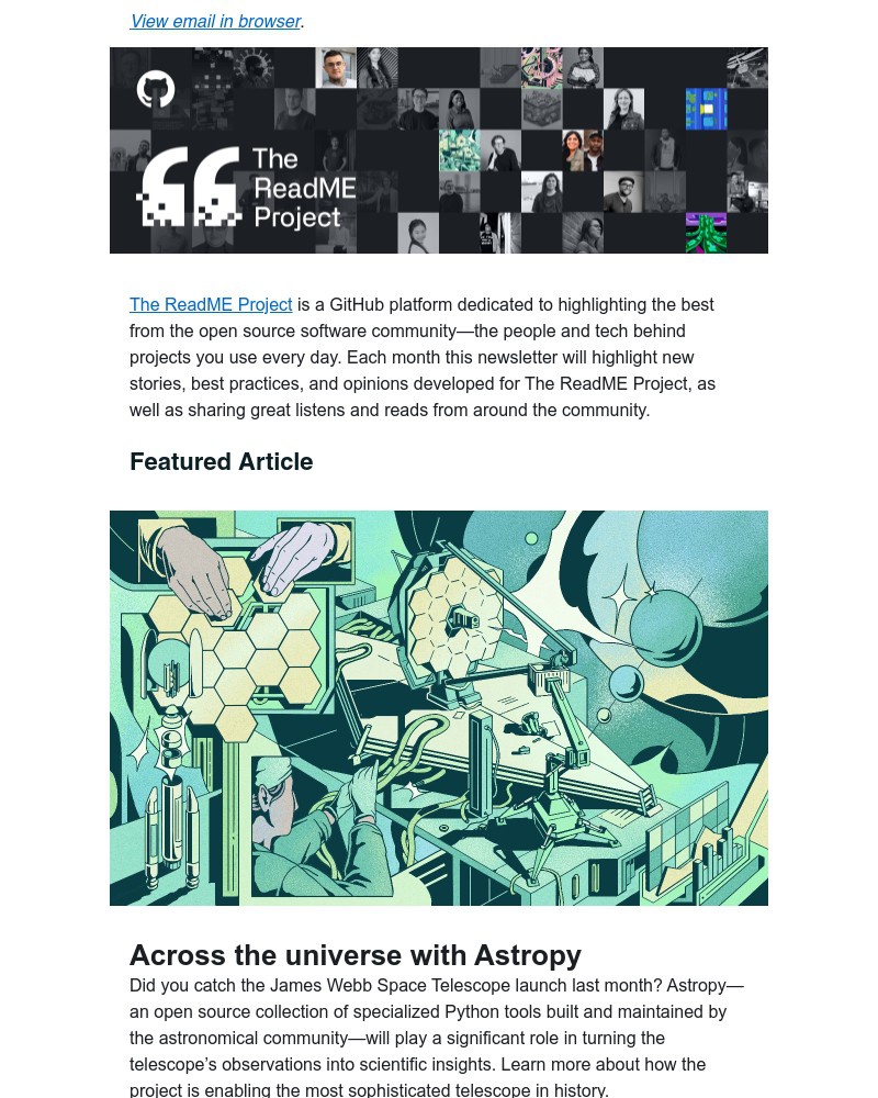 GitHub - GitHub's The ReadME Project v1.22