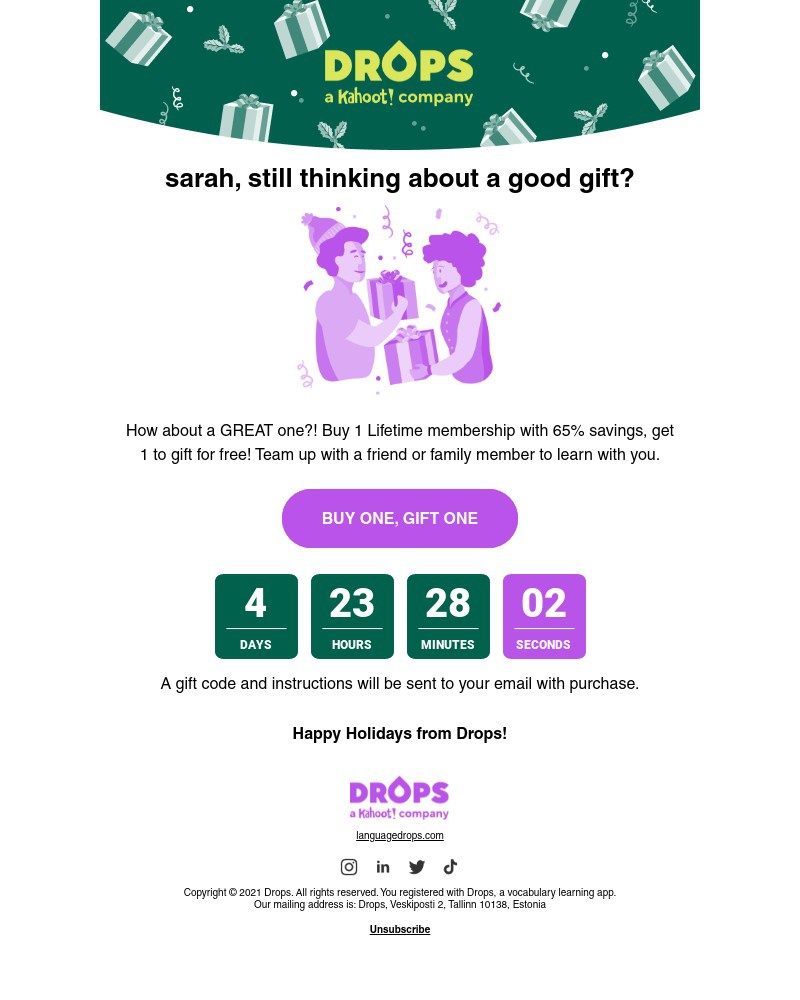 Drops - Give the Gift of Drops π