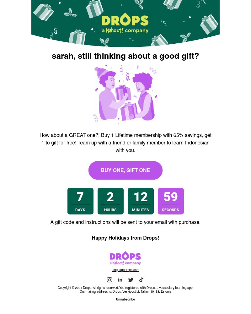 Drops - Give the Gift of Drops π