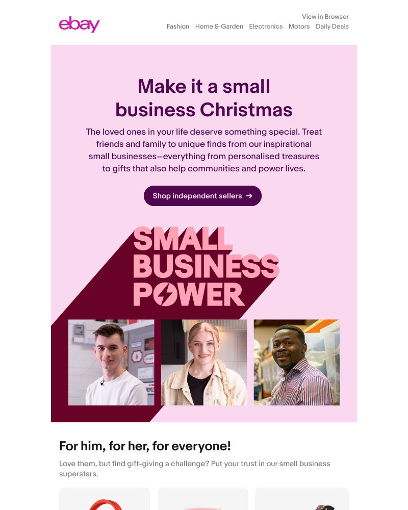 eBay - Give thoughtful gifts this Christmas 🎁 🎄