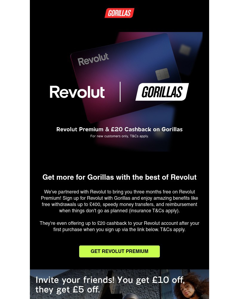 Gorillas - Gorillas x Revolut 🎁