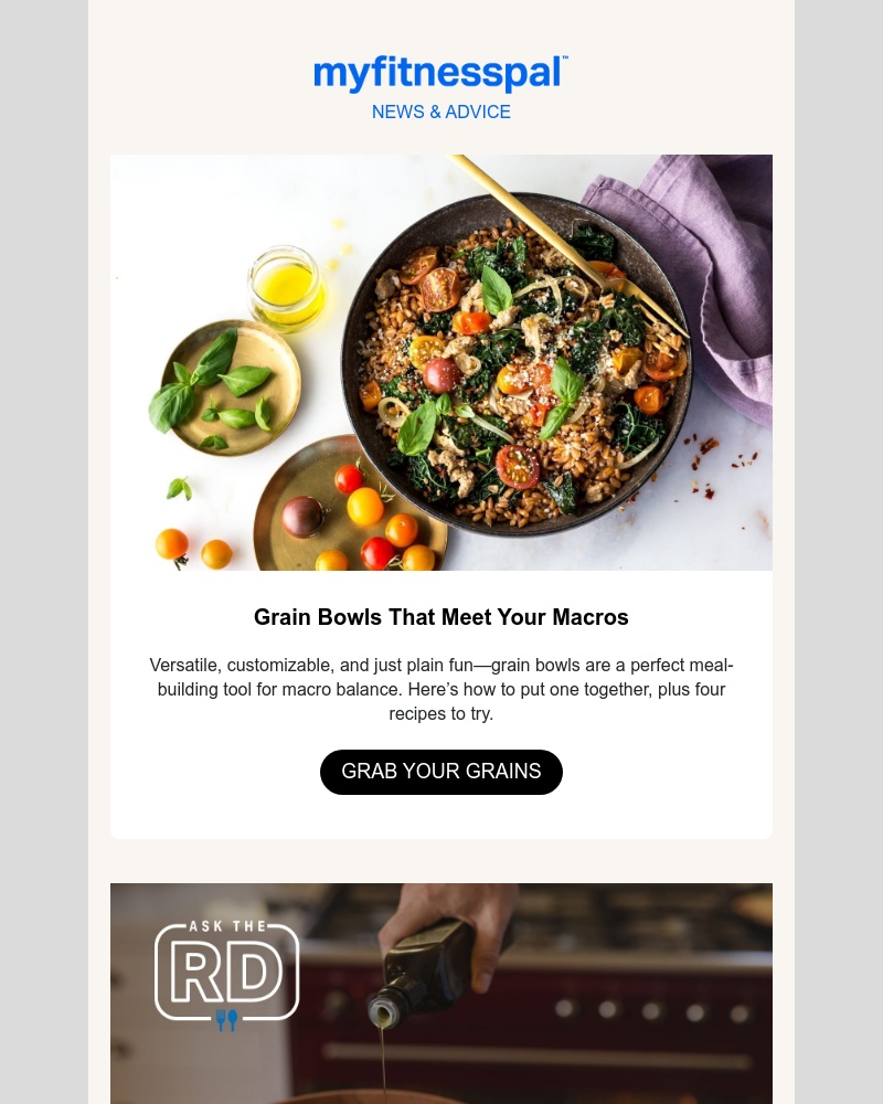 MyFitnessPal - Grain Bowls That Meet Your Macros