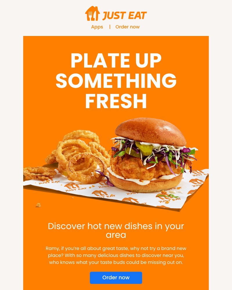 Just Eat - Happiness is a tap away ๐