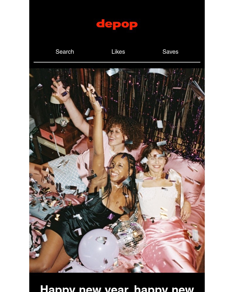 Depop - Happy 2022, @sarahjonasuifeed