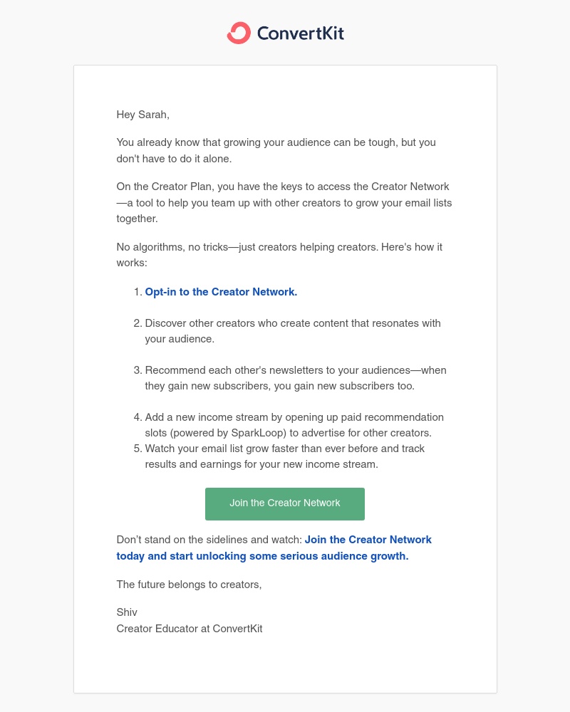 Kit - Have you tried out ConvertKitās most powerful audience growth tool yet?