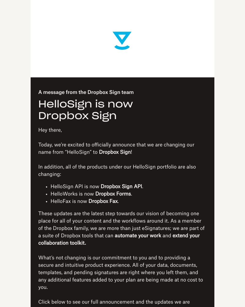 HelloSign - HelloSign is now Dropbox Sign