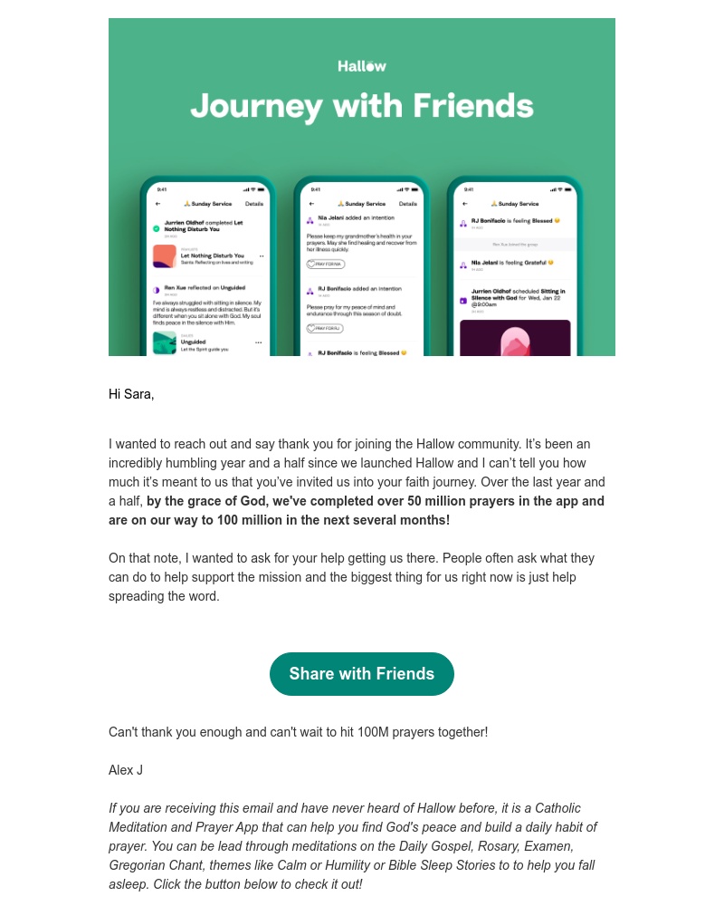 Hallow - Help to Spread the Word?