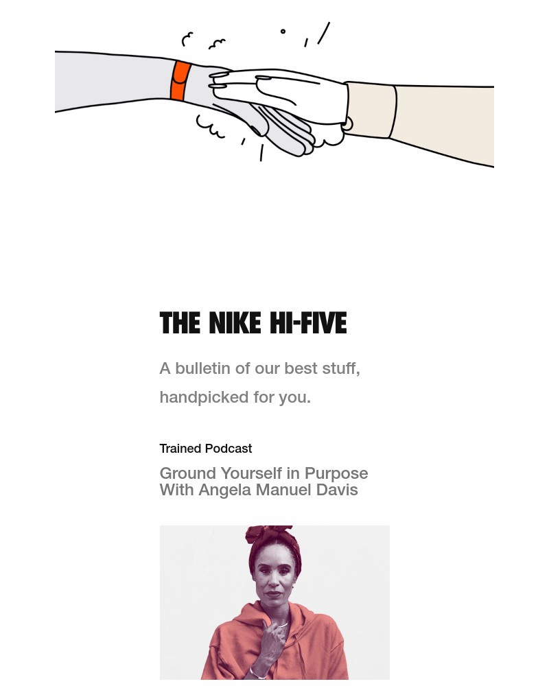 SNKRS by Nikes - Hi Sarah, Your Nike Hi-Five Here π