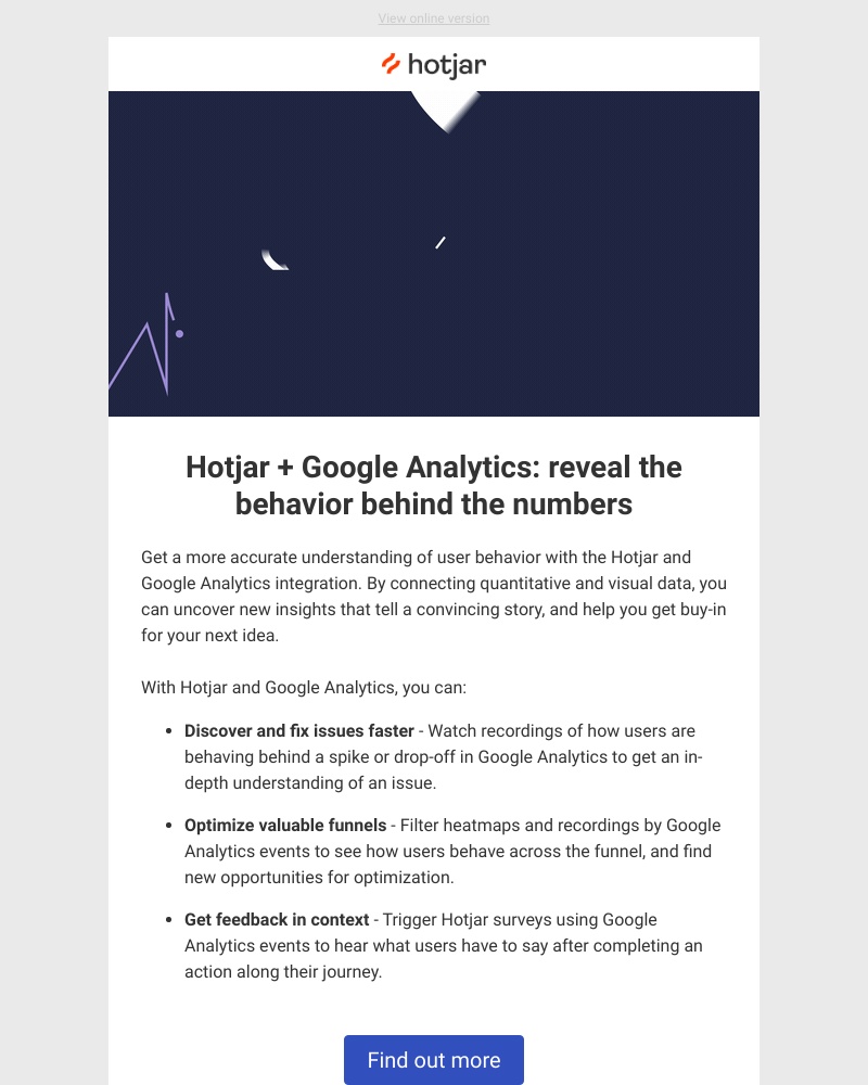 Hotjar - Hotjar + Google Analytics: reveal the behavior behind the numbers