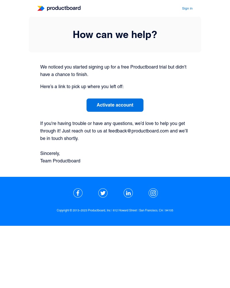 Productboard - How can we help?
