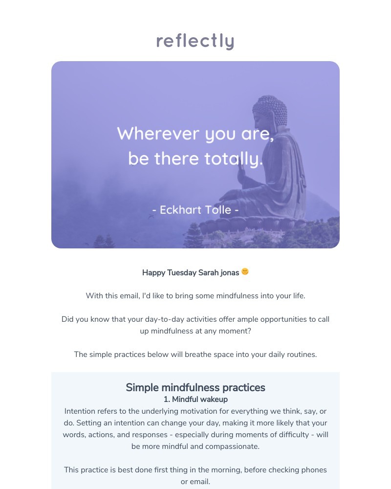 Reflectly - How can you be a little more mindful? 🧘♀️