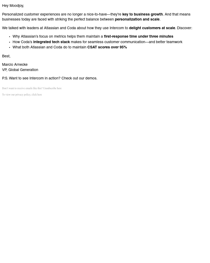 Intercom - How Coda and Atlassian personalize customer experiences at scale