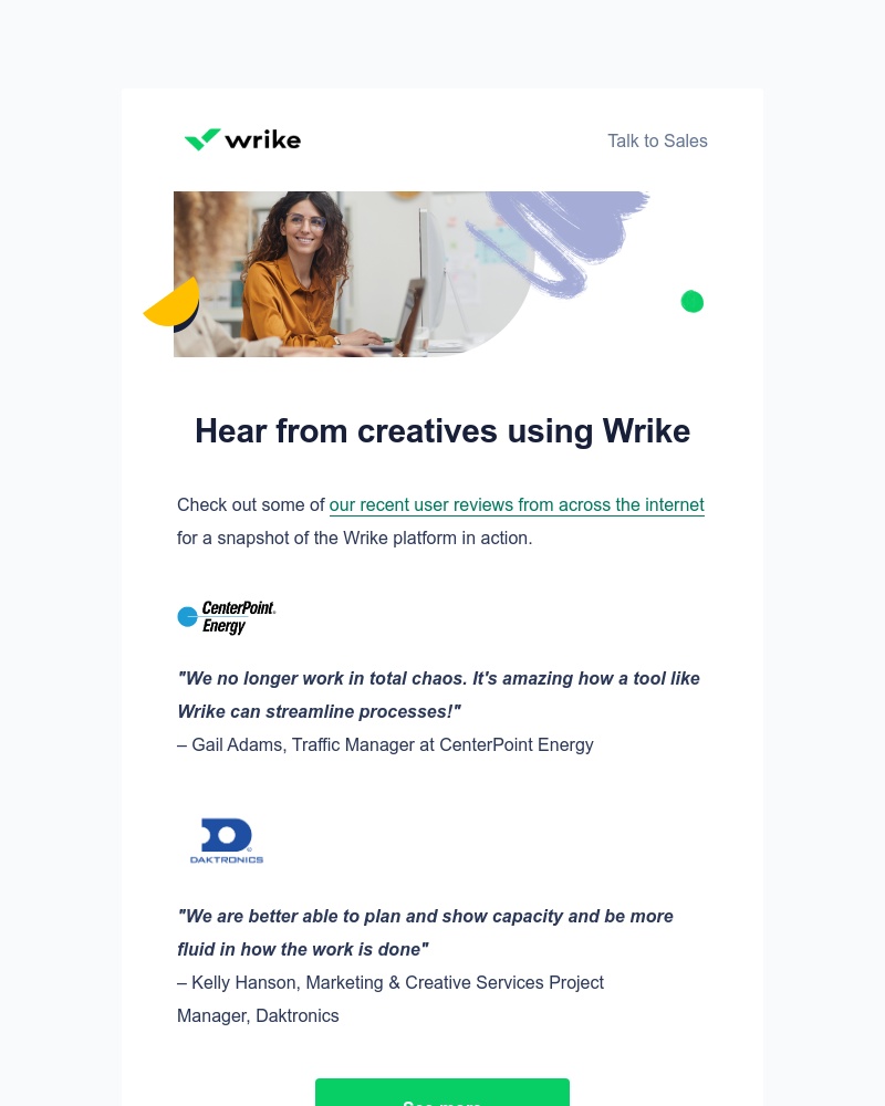Wrike - How creatives evaluate Wrike (Spoiler: They like it)