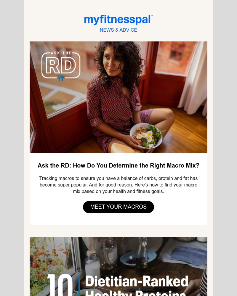 MyFitnessPal - How Do You Determine the Right Macro Mix?