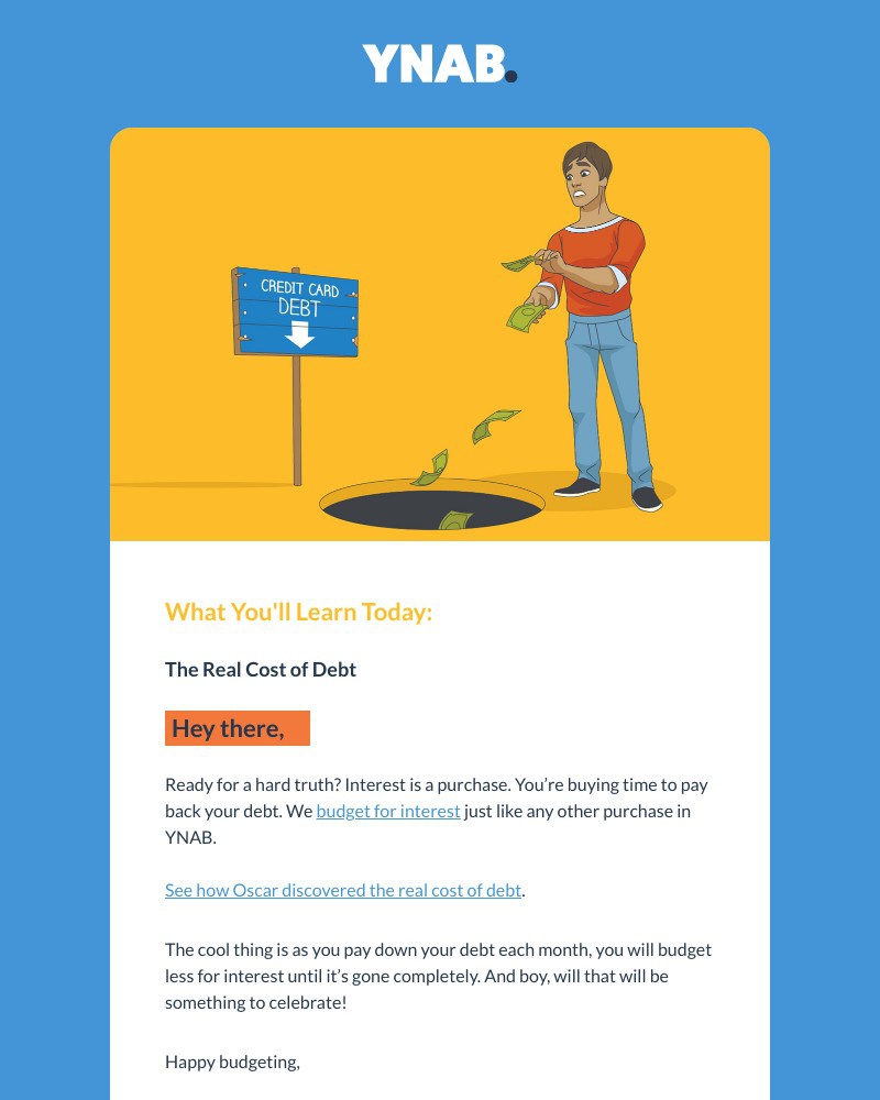 YNAB - How much does debt cost?