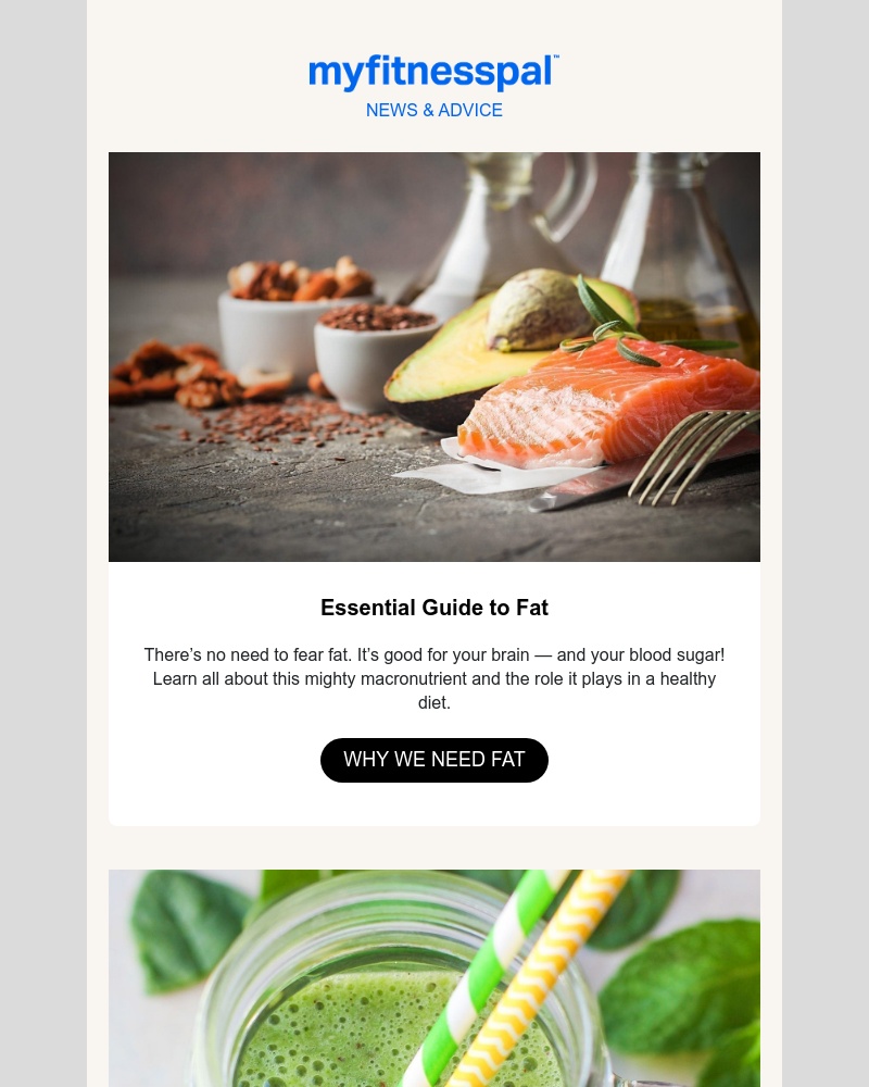 MyFitnessPal - How much fat is good fat?