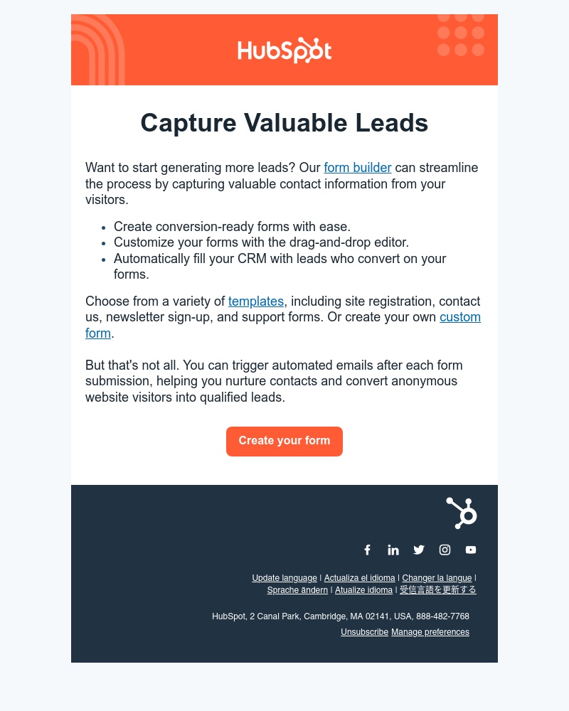 HubSpot CRM - How to generate more leads