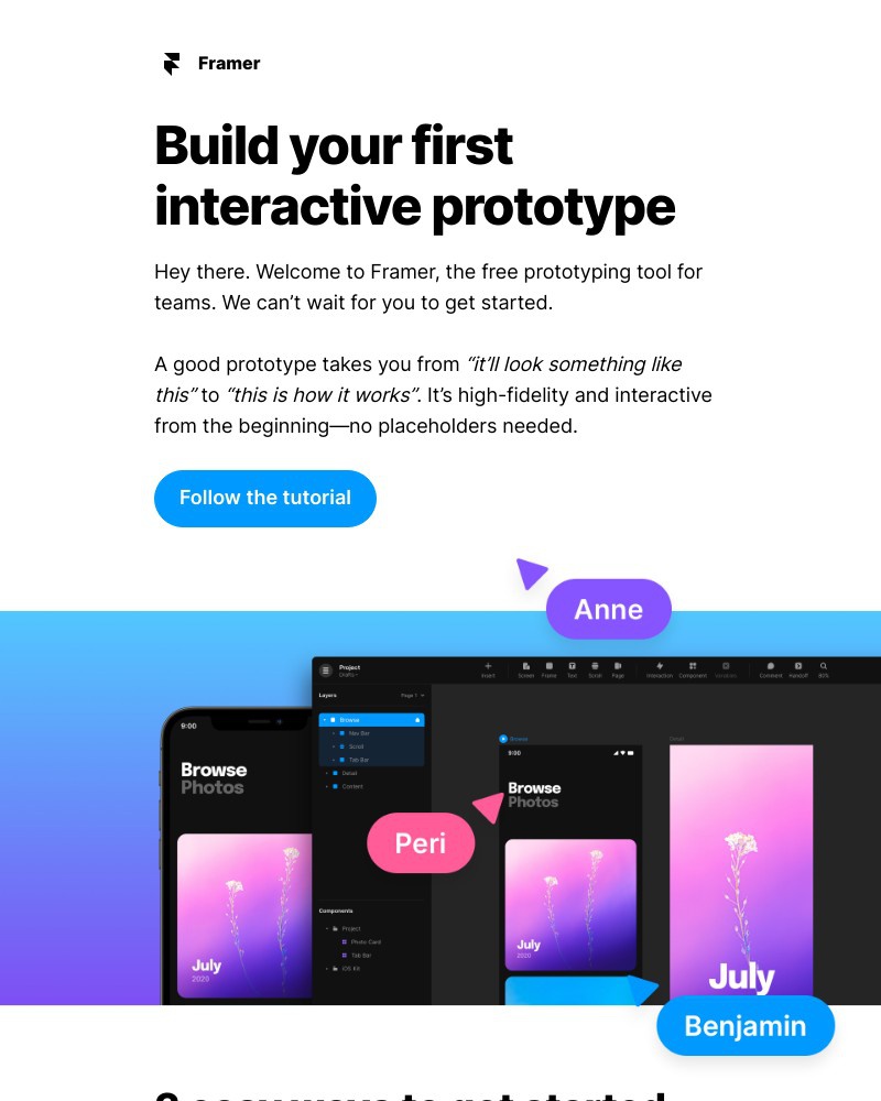 Framer - How to get started with interactive design in Framer