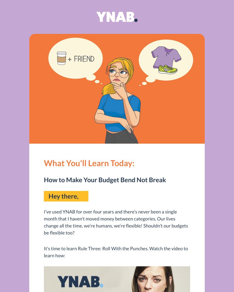 YNAB - How to make your budget bend not break