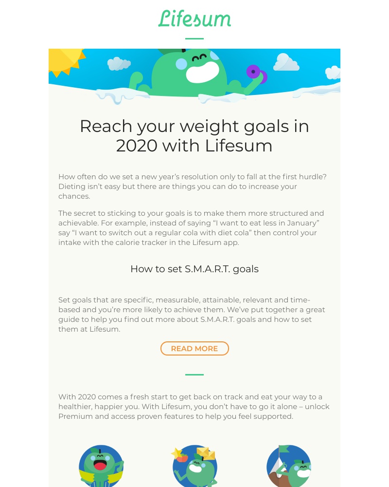 Lifesum - How to set resolutions you will keep