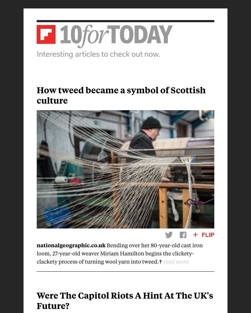 Flipboard - How tweed became a symbol of Scottish culture