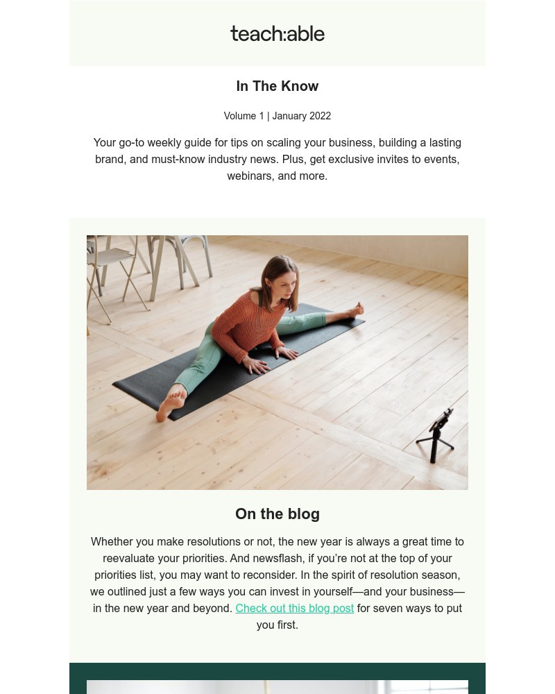 Teachable - If youāre not investing in yourself this year, youāre making a mistake.