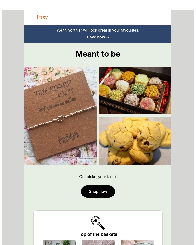 Etsy - Inspired by some of your favourites.