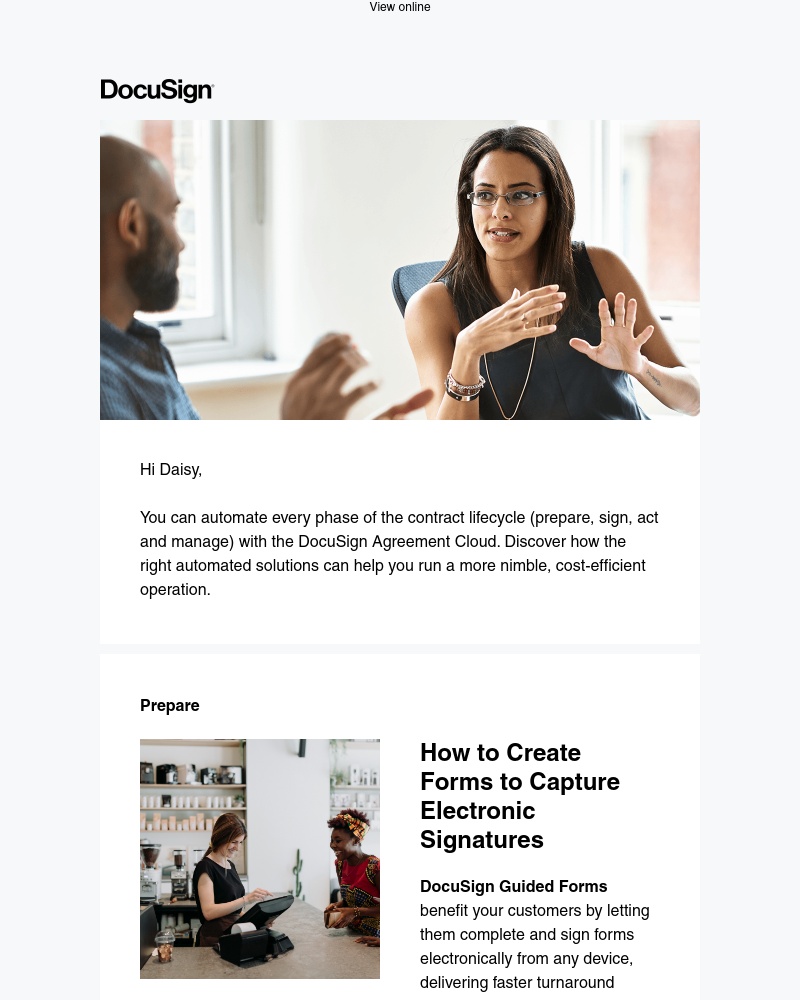 Docusign - Integrate with the existing tools for maximum benefit