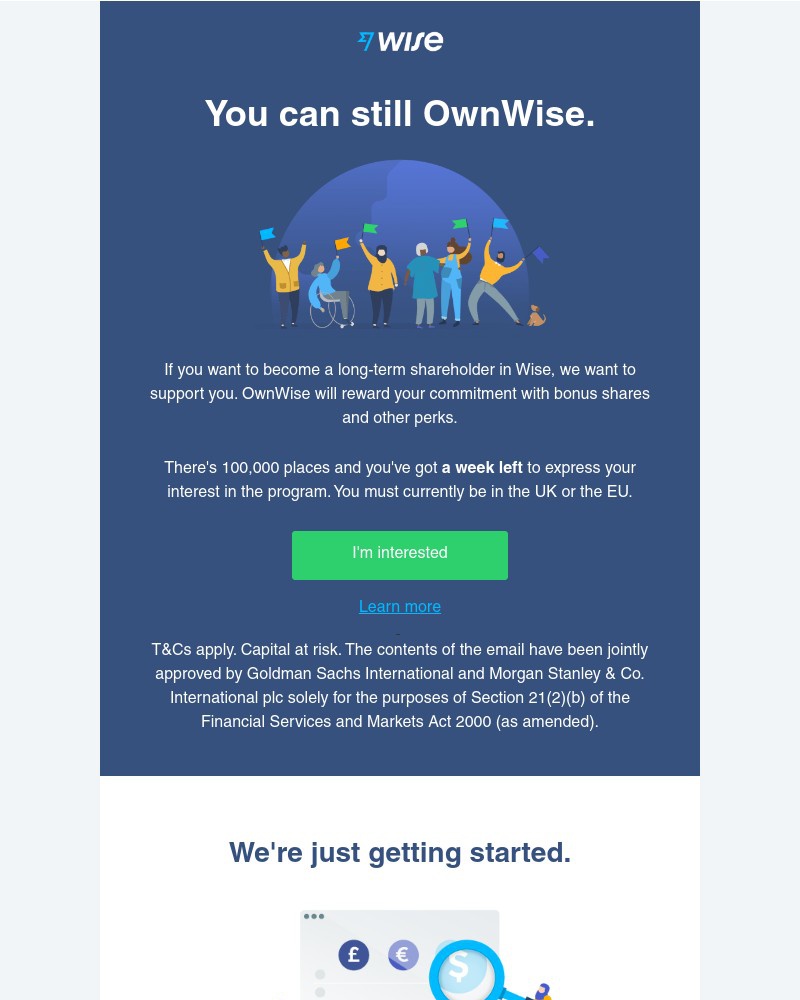 Wise - Interested in becoming an Owner of Wise?