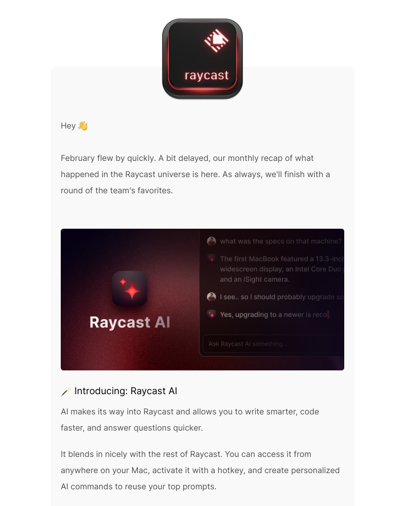Raycast - 🪄 Introducing Raycast AI and more
