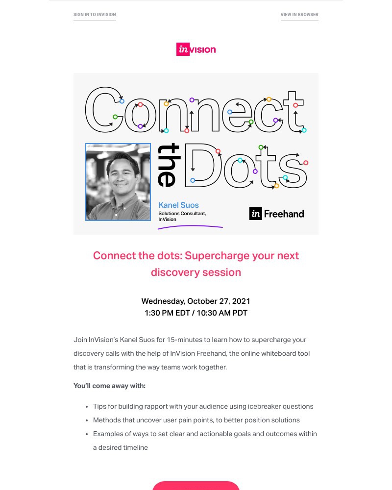 InVision - InVision Webinar: Master your discovery calls