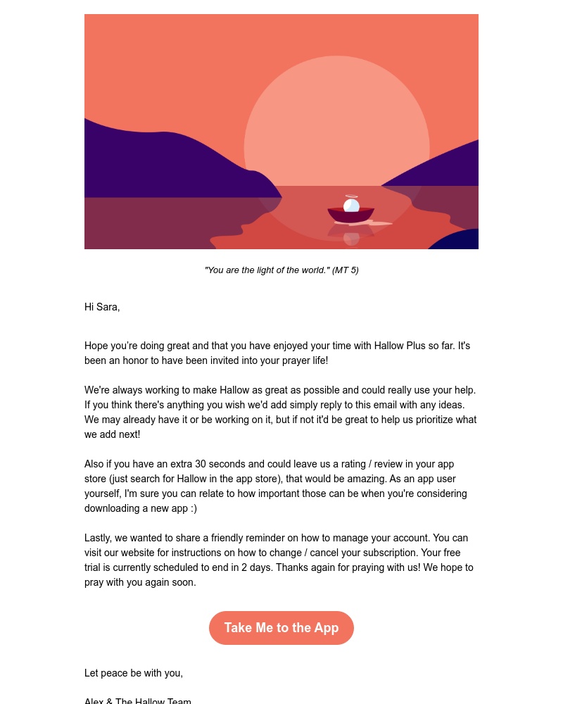 Hallow - Is there anything you'd wish we'd add to the app? Let us know!