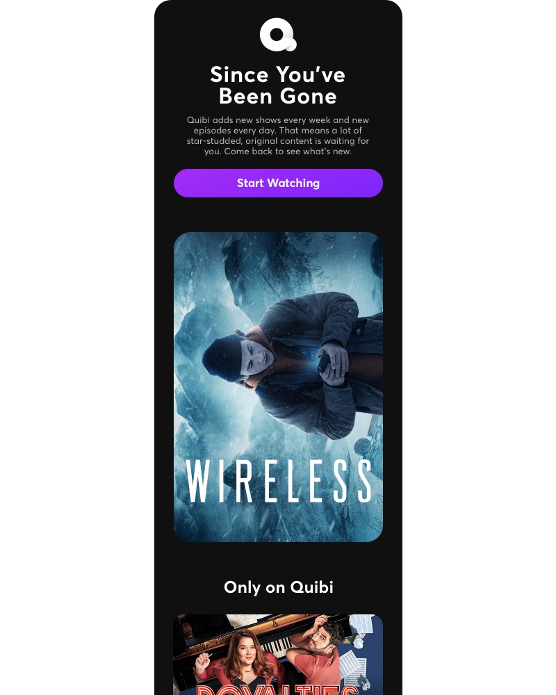 Quibi - It hasn't been the same without you