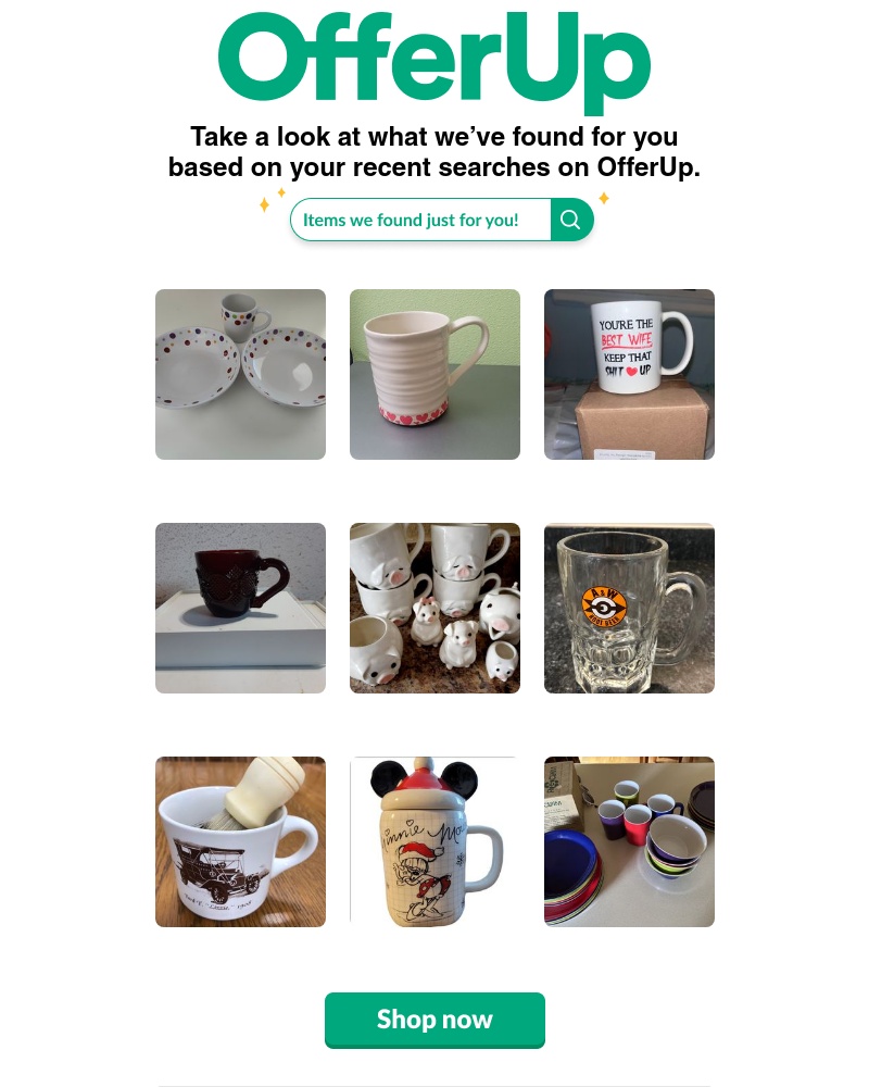 OfferUp - Items matching your recent searches
